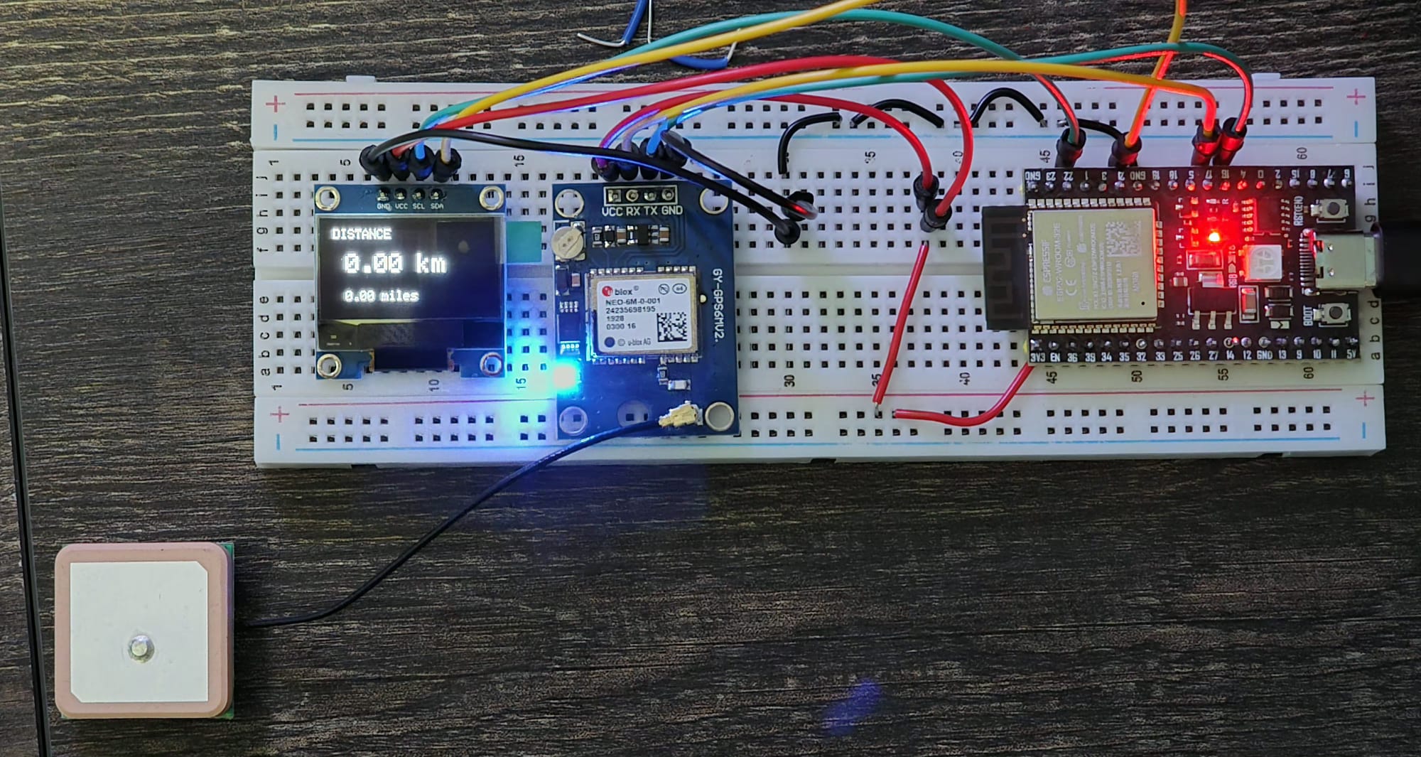 GPS powered up with OLED